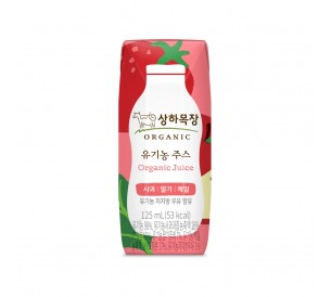 상하목장 유기농주스 사과/딸기/케일125ml x24개입