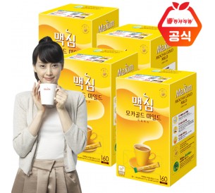 맥심 모카골드 마일드160T x4개입  총640T