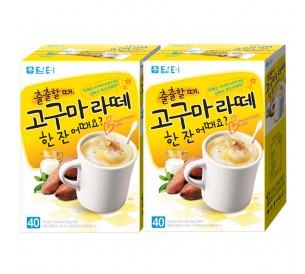 담터 고구마라떼40T x2개 총80T