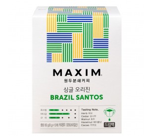맥심 싱글 오리진 브라질 산토스 80g 드립백/원두 커피