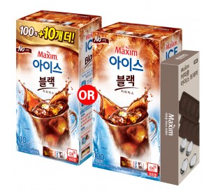 맥심 아이스블랙100T+사은품 /커피믹스