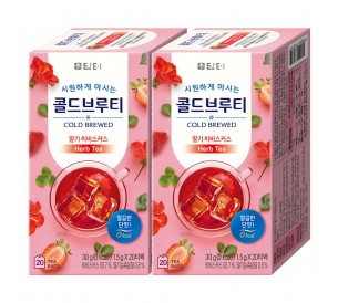 담터 콜드브루티 딸기 하비스커스 20T+20T 총40T