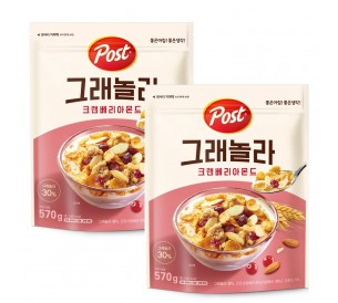 포스트 그래놀라 크랜베리 아몬드 570g x 2개입