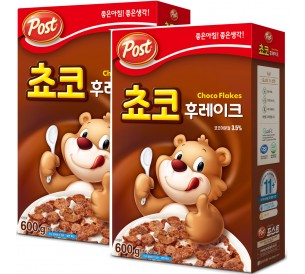 포스트 초코후레이크 600g x2개입