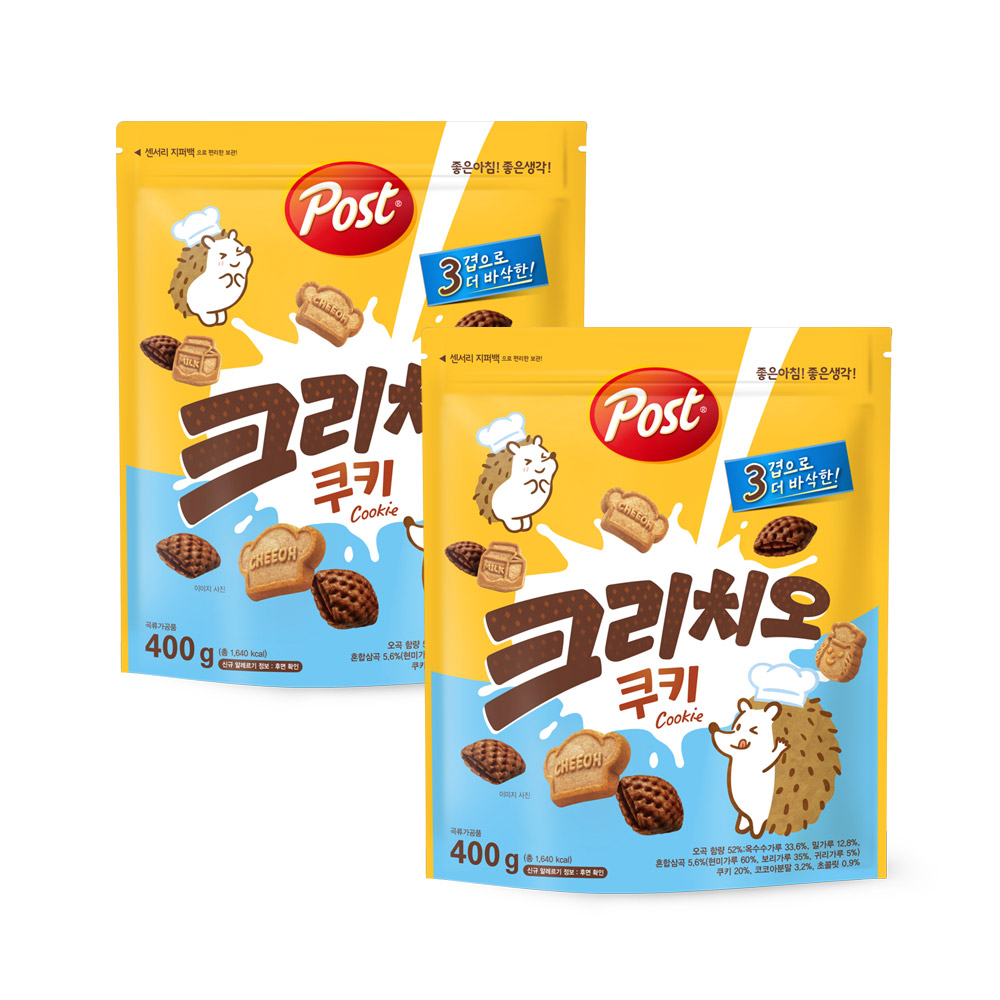 포스트 크리치오 쿠키 400g x2개입