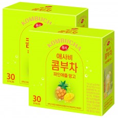 애사비 콤부차 파인애플 망고  150g 30Tx 2개입 총 60T